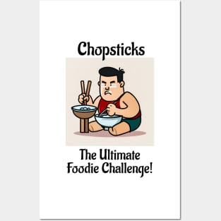 Chopsticks Food Challenge Posters and Art